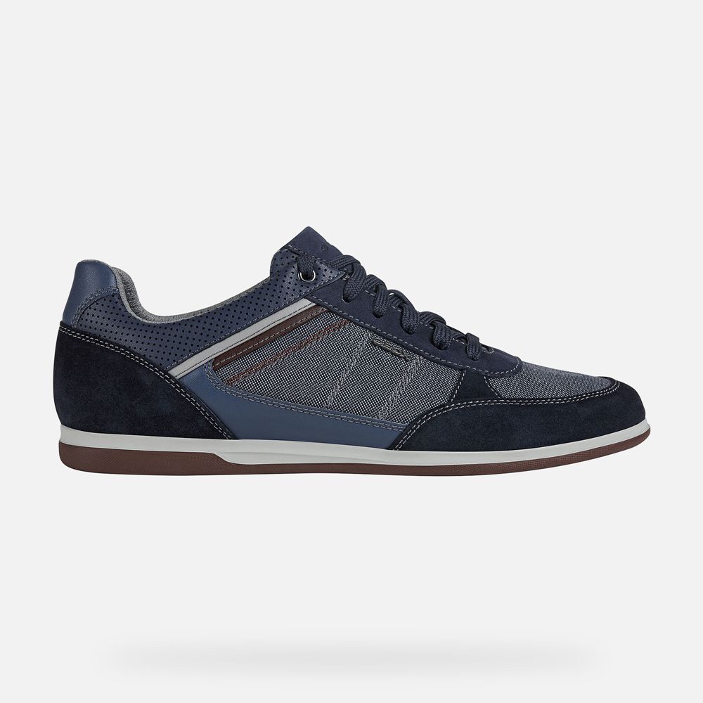 Geox Sneakers Navy Renan - Geox Mens Shoes - CZSBUX946